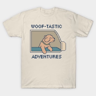 Woof-tastic Adventures - 8bit T-Shirt